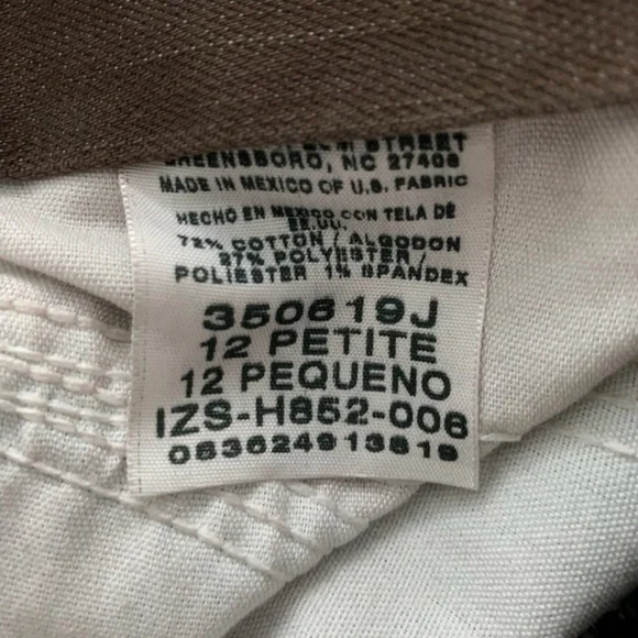 Vintage Deadstock 90s Lee Chocolate Tapered Relaxed Elastic Waist Jeans … - Picture 6 of 15